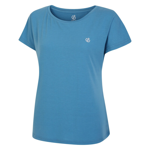 Dare2b Dames persisting marl lichtgewicht t-shirt UTRG8654_niagrablue large