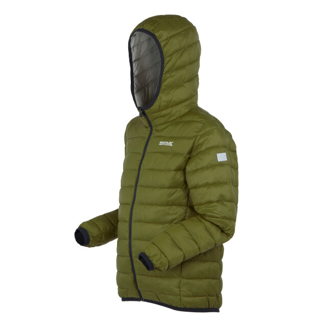Regatta Marizion gewatteerde jas met capuchon voor kinderen/kinderen UTRG9018_nephritegreenabbeystone large