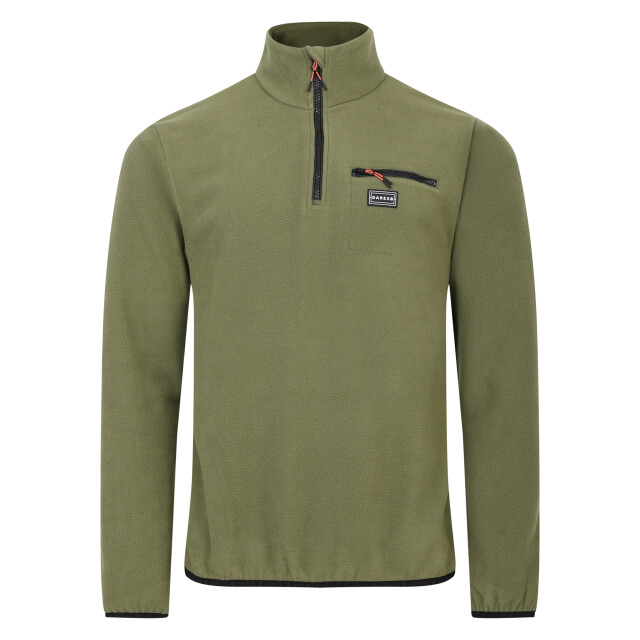 Dare2b Heren affinity zip neck fleece top UTRG8782_olivinegreen large