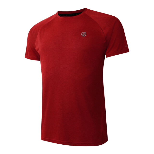 Dare2b Heren versnellen lichtgewicht t-shirt UTRG8622_dangerred large