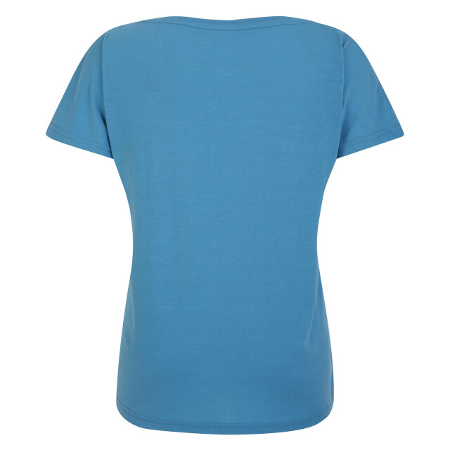 Dare2b Dames persisting marl lichtgewicht t-shirt UTRG8654_niagrablue large