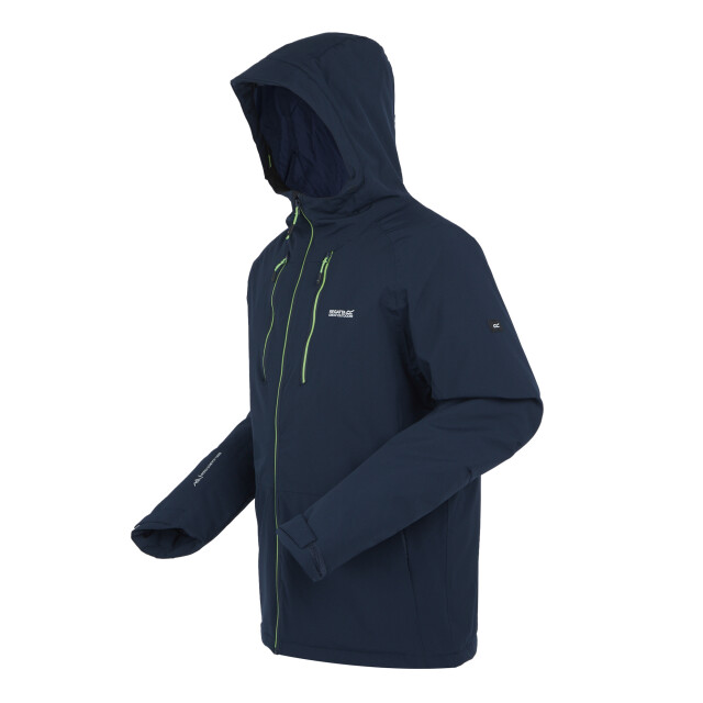 Regatta Heren highton iii stretch gewatteerde jas UTRG8127_navygreenflash large
