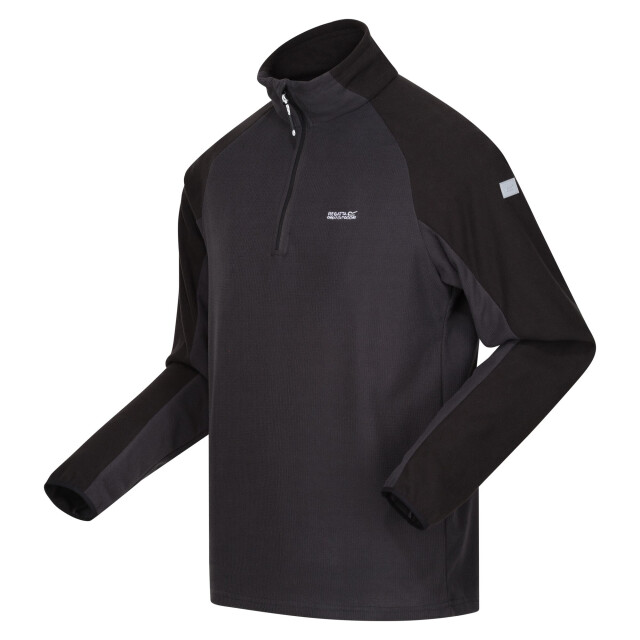Regatta Heren elson ii lichtgewicht fleece UTRG8119_ashblack large