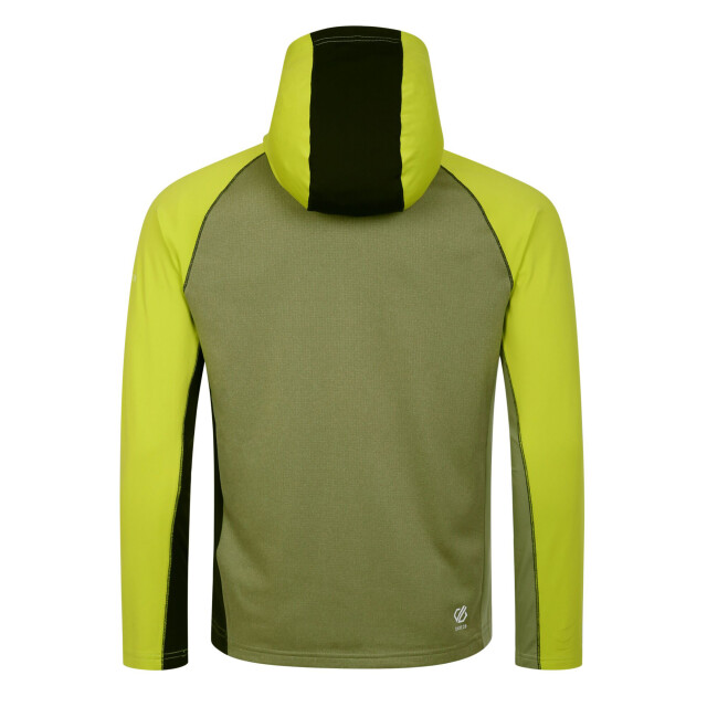 Dare2b Heren contend recycled fleece jas UTRG7475_oilgreengreenalgaeblack large