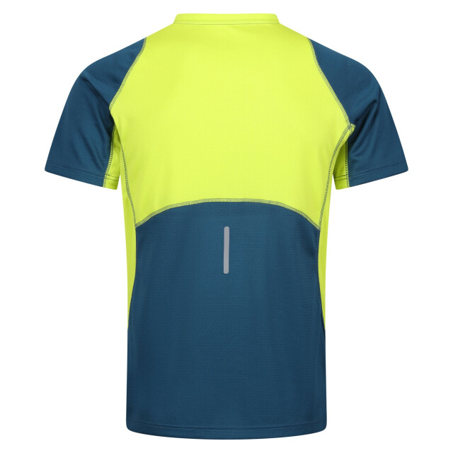 Regatta Heren virda iv t-shirt UTRG9799_moroccanbluecitronlime large