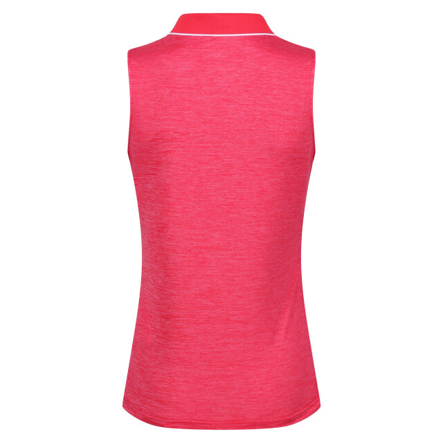 Regatta Dames tima ii mouwloos poloshirt UTRG6845_pinkpotionflamingopink large