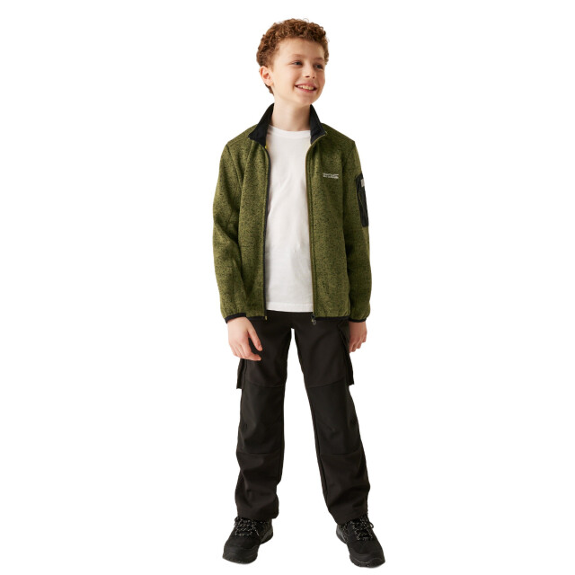 Regatta Kinder/kinder newhill fleece jas UTRG8902_nephritegreenblack large