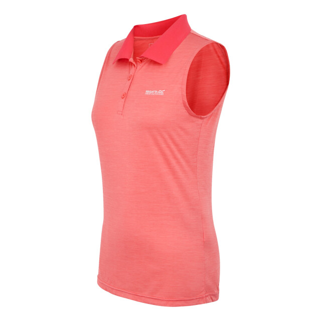Regatta Dames tima ii mouwloos poloshirt UTRG6845_peachbloom large