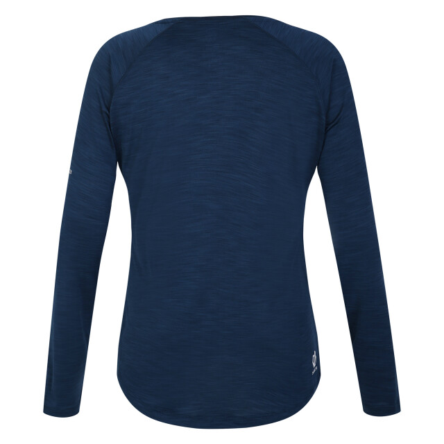 Dare2b Dames discern t-shirt met lange mouwen UTRG5037_moonlightdenim large