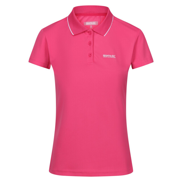 Regatta Dames maverick v polo shirt UTRG4979_flamingopink large
