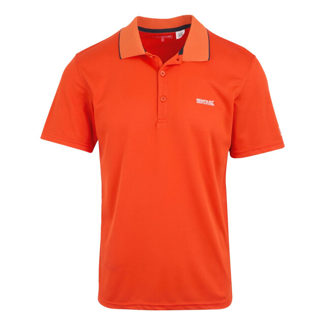 Regatta Heren maverick v actief poloshirt UTRG4931_tangerinetango large