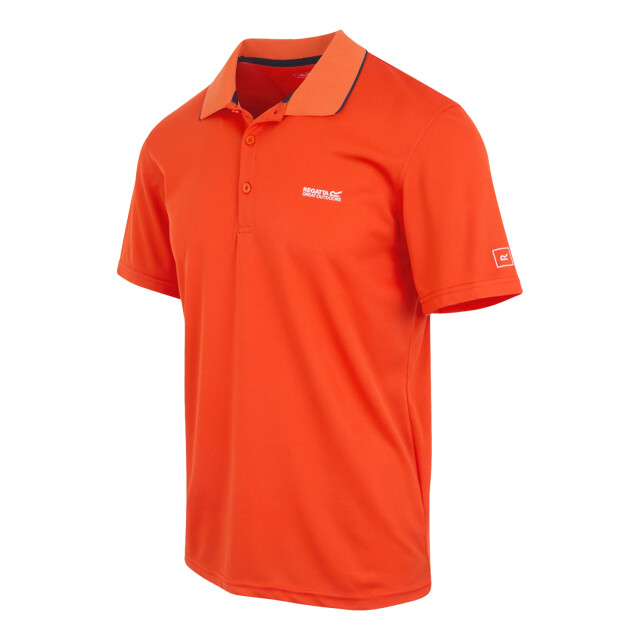 Regatta Heren maverick v actief poloshirt UTRG4931_tangerinetango large