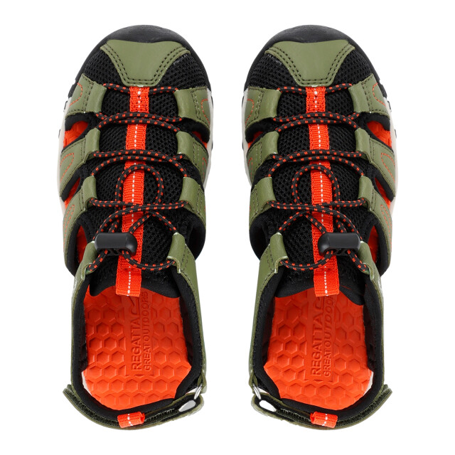 Regatta Kinderen/kinderen westshore sandalen UTRG4100_nephritegreentango large