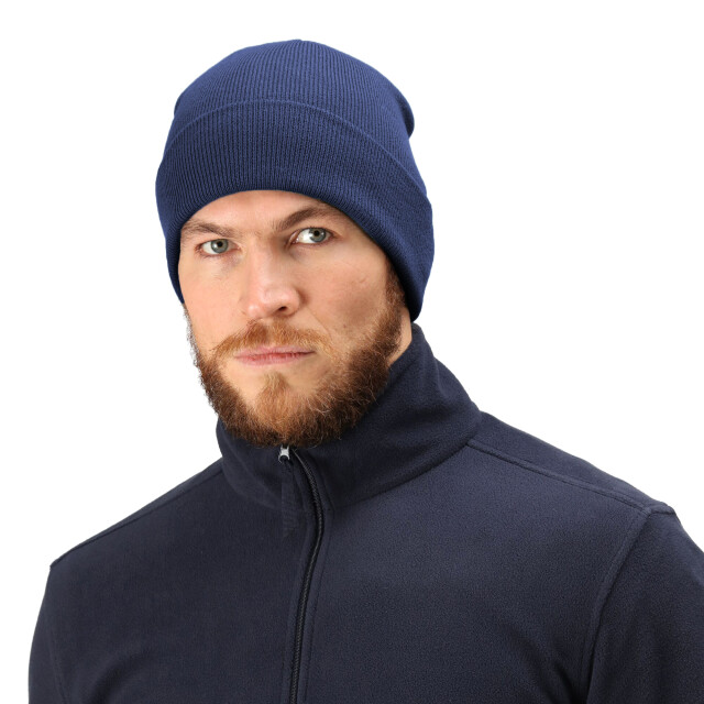 Regatta Standout unisex axton cuffed beanie voor volwassenen UTRG2498_navy large