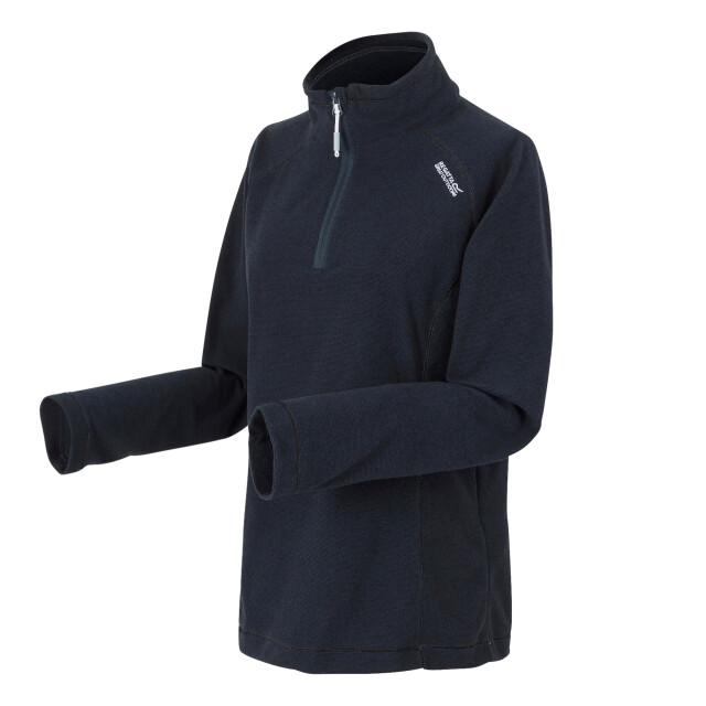 Regatta Geweldige outdoor dames montes half zip fleece top UTRG1953_navyblack large