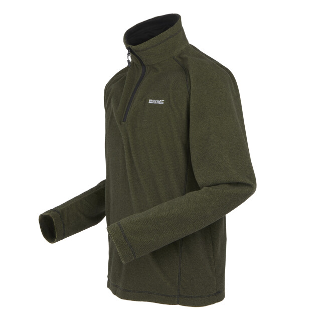 Regatta Great outdoors heren montes fleece sweater met trechter nek UTRG1880_nephritegreenblack large