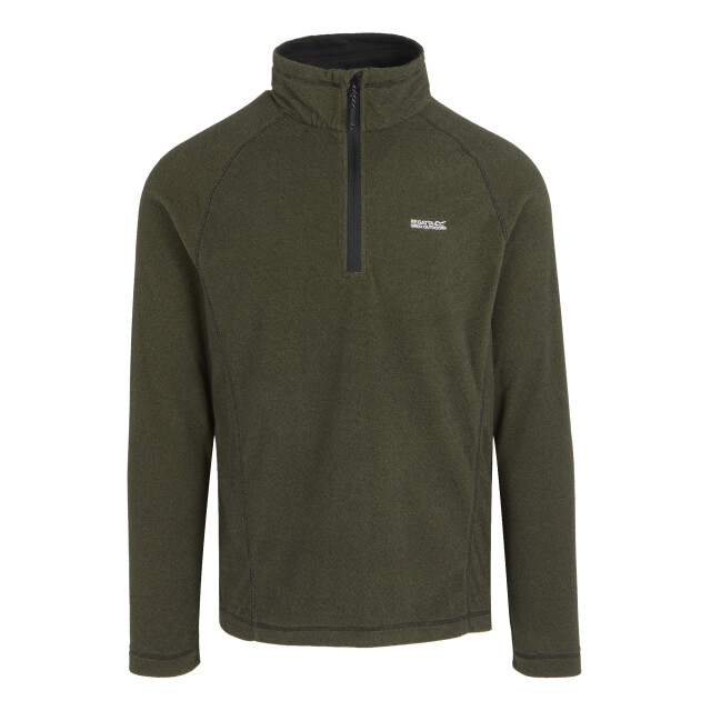 Regatta Great outdoors heren montes fleece sweater met trechter nek UTRG1880_nephritegreenblack large