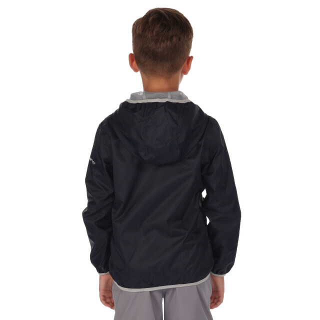 Regatta Groot buitenshuis kinderen/kinderen lever ii packaway rain jacket UTRG1885_navy large