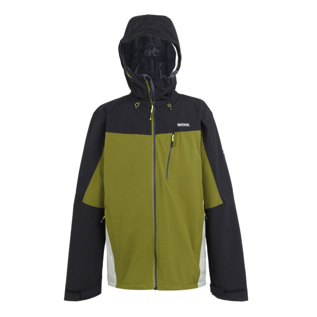 Regatta Heren birchdale waterdicht hooded jacket UTRG3474_nephritegreenblack large