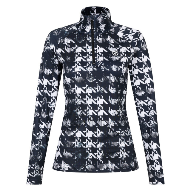 Dare2b Dames divulge dogtooth core stretch lichtgewicht midlayer UTRG11078_black large