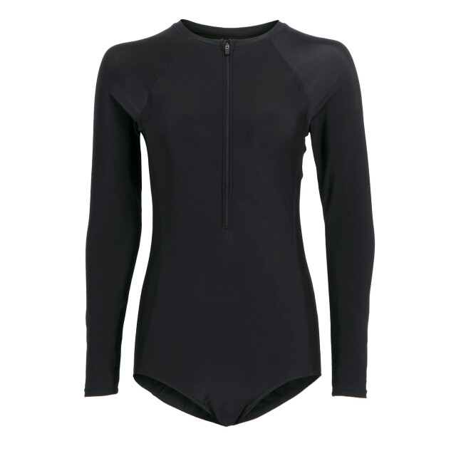 Regatta Dames willowfield ééndelig badpak met lange mouwen UTRG10632_black large