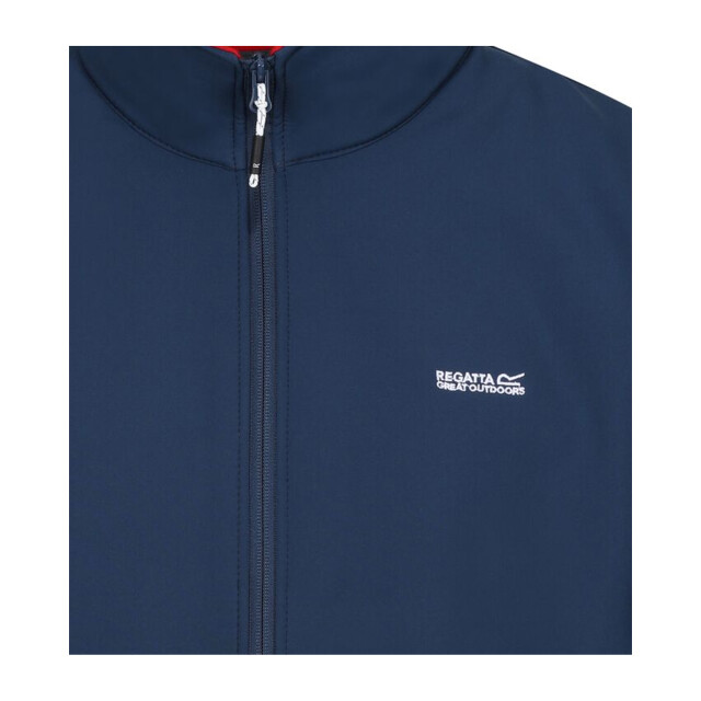 Regatta Heren cera v wind resistant soft shell jas UTRG6259_moonlightdenimdangerred large