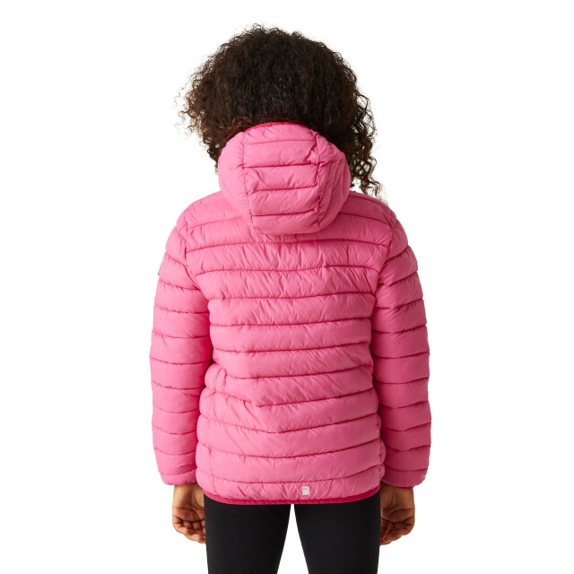Regatta Marizion gewatteerde jas met capuchon voor kinderen/kinderen UTRG9018_flamingopinksatsuma large