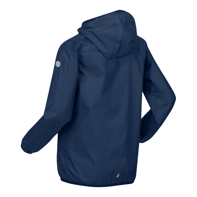 Regatta Groot buitenshuis kinderen/kinderen lever ii packaway rain jacket UTRG1885_bluewing large