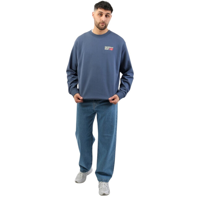 New Balance MT41547 Sweaters Blauw MT41547 large