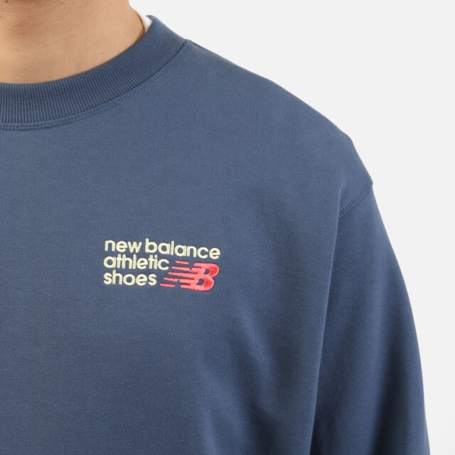New Balance MT41547 Sweaters Blauw MT41547 large