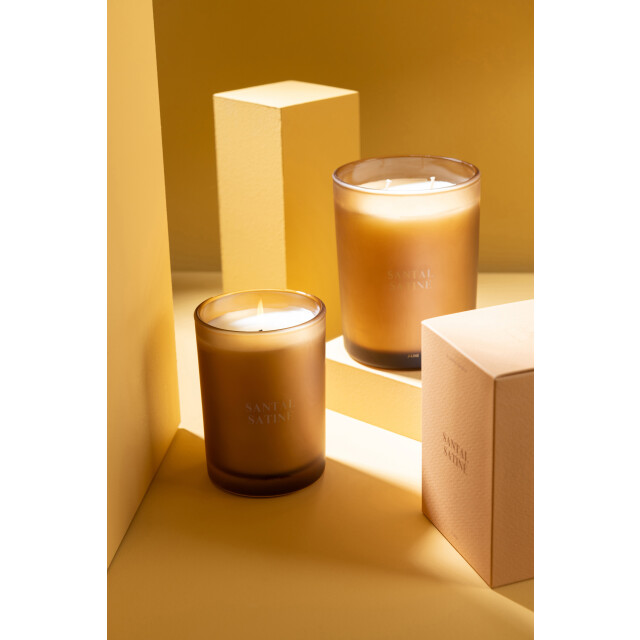 J-Line geurkaars accords essentiels santal satiné-52h 10.5x10.5x14cm 3065817 large