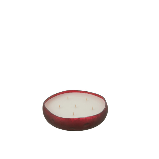J-Line geurkaars m-chic glas medium 19x19x4.5cm 3065899 large