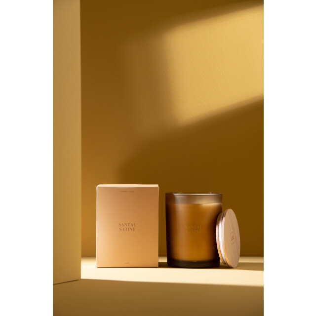 J-Line geurkaars accords essentiels santal satiné-52h 10.5x10.5x14cm 3065817 large