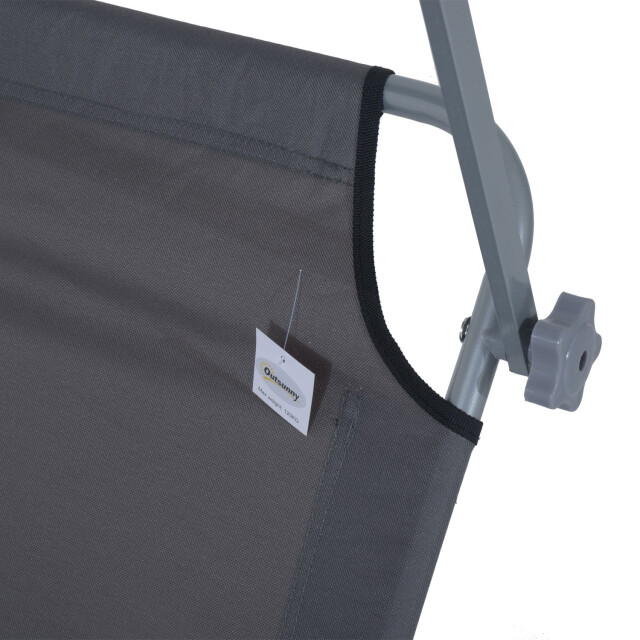 4goodz Ligbed opvouwbaar met zonnescherm inklapbaar 4 standen - 3079554 large