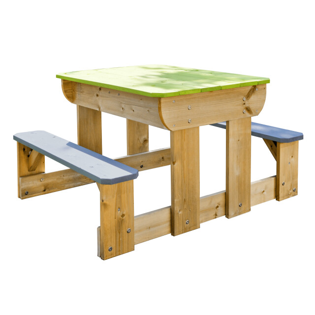 Wendi Toys Multifunctionele robuste picknicktafel voor kinderen met zandbak en waterbak - 3047869 large