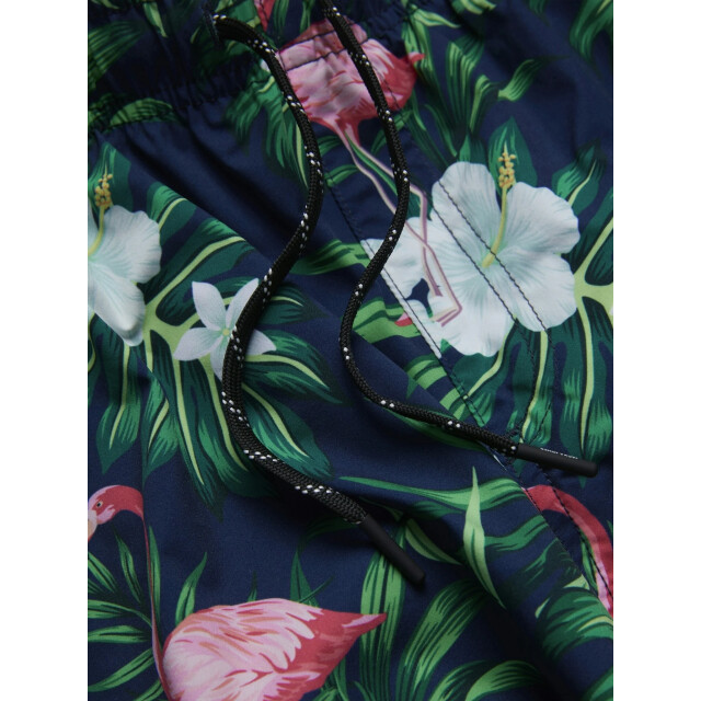 Jack & Jones Heren zwemshort jpstmaui flamingo print blauw 12272809 large