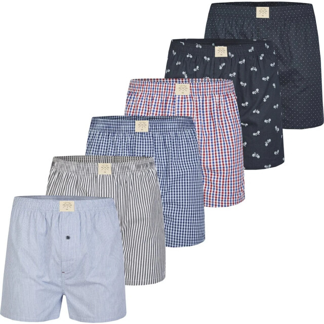 MG-1 Heren wijde boxershorts heren d626 multipack 6-pack MG1-626 large