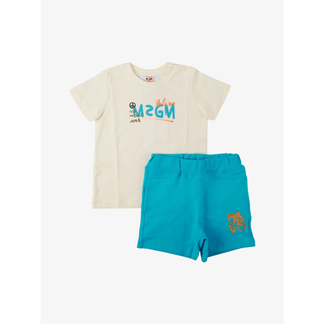 Msgm Jongens set cream atollo S5MSNBTR299-MS017 large