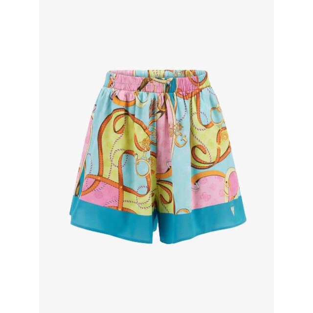 Guess Dames short glam chains acqua E5GD04-WH4V0-P7WO large