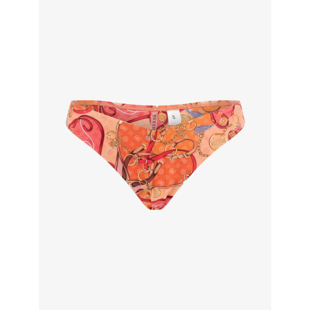 Guess Dames bikinibroekje brazilian glam chains orange E5GO16-KCR12-P34K large