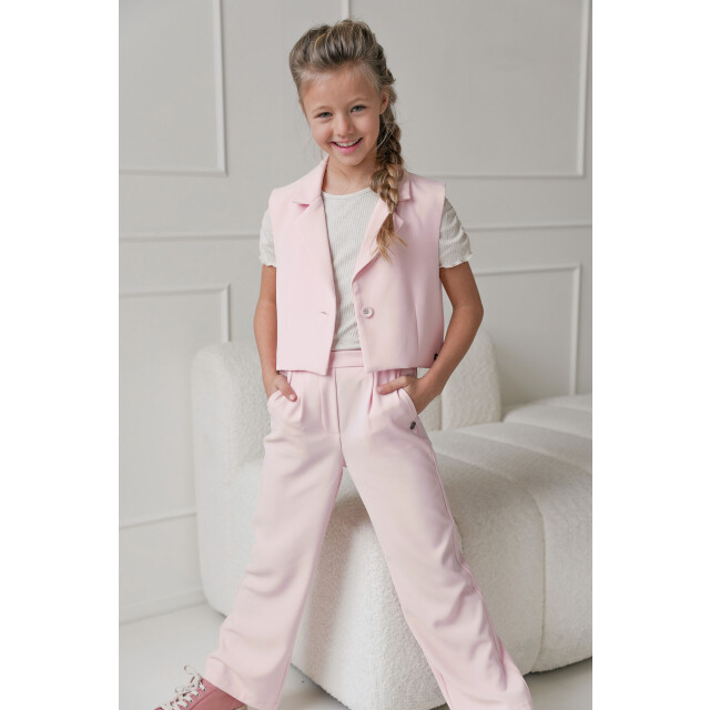 Like Flo Zomer gilet meisjes licht tweed demi F501-5314-201 large
