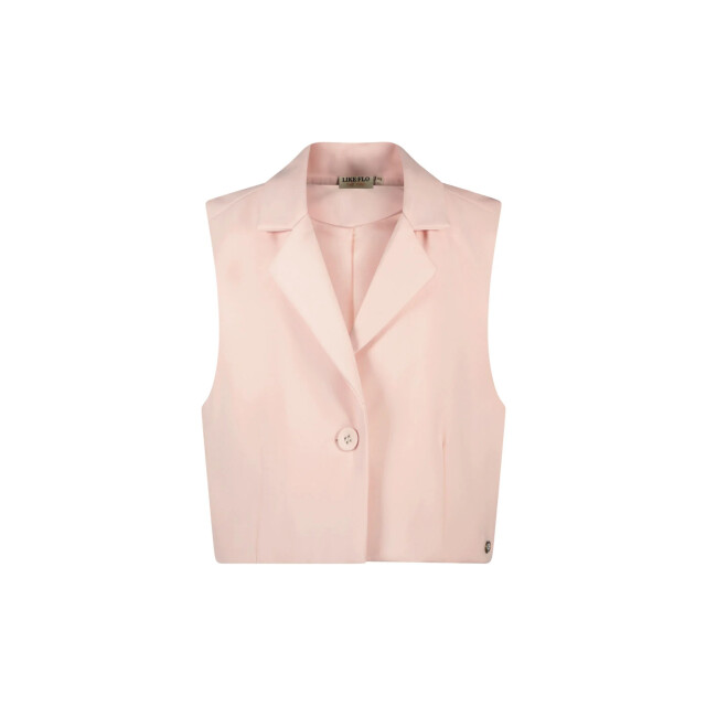 Like Flo Zomer gilet meisjes licht tweed demi F501-5314-201 large