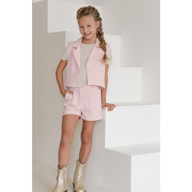 Like Flo Zomer short meisjes licht tweed finn F501-5616-201 large