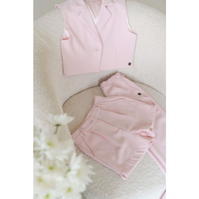 Like Flo Zomer short meisjes licht tweed finn F501-5616-201 large