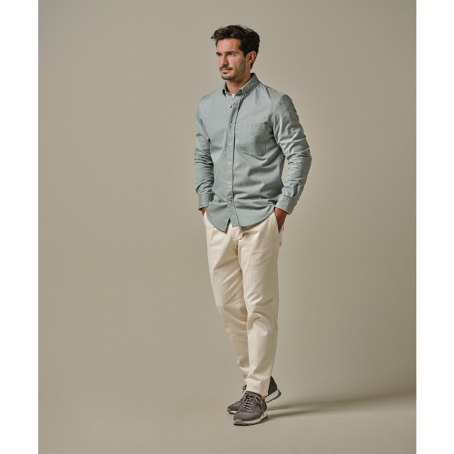 Profuomo shirt b.dwn rlxfit ppwh10044e z green 05631.369.0126 large