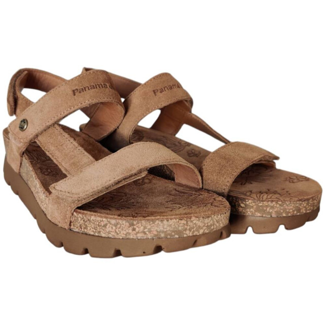 Panama Jack SELMA B10   VELOUR Sandalen Bruin SELMA B10   VELOUR large