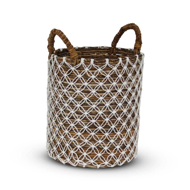 Safaary Rieten mand van zeegras -naturel bali- HHRB0416 large