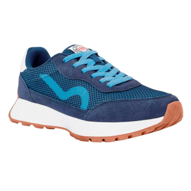 Regatta Heren marine heritage suede trainers UTRG11478_navycoronetblue large