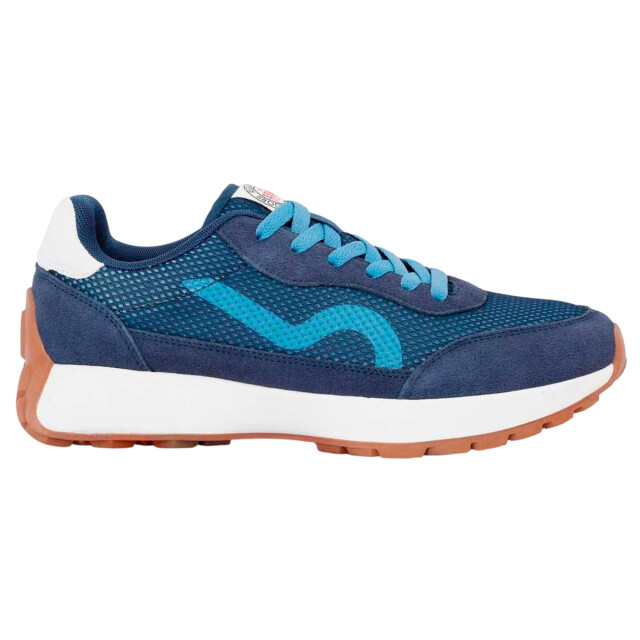 Regatta Heren marine heritage suede trainers UTRG11478_navycoronetblue large