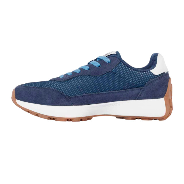 Regatta Heren marine heritage suede trainers UTRG11478_navycoronetblue large